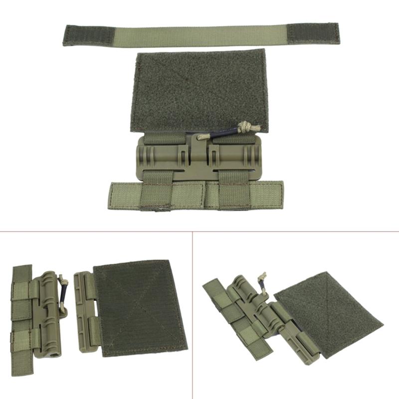 Комплект пряжек быстрого сброса для бокового ремня Molle, одноточечное быстроразъемное крепление Molle с боковой загрузкой, с петлей и крючком
