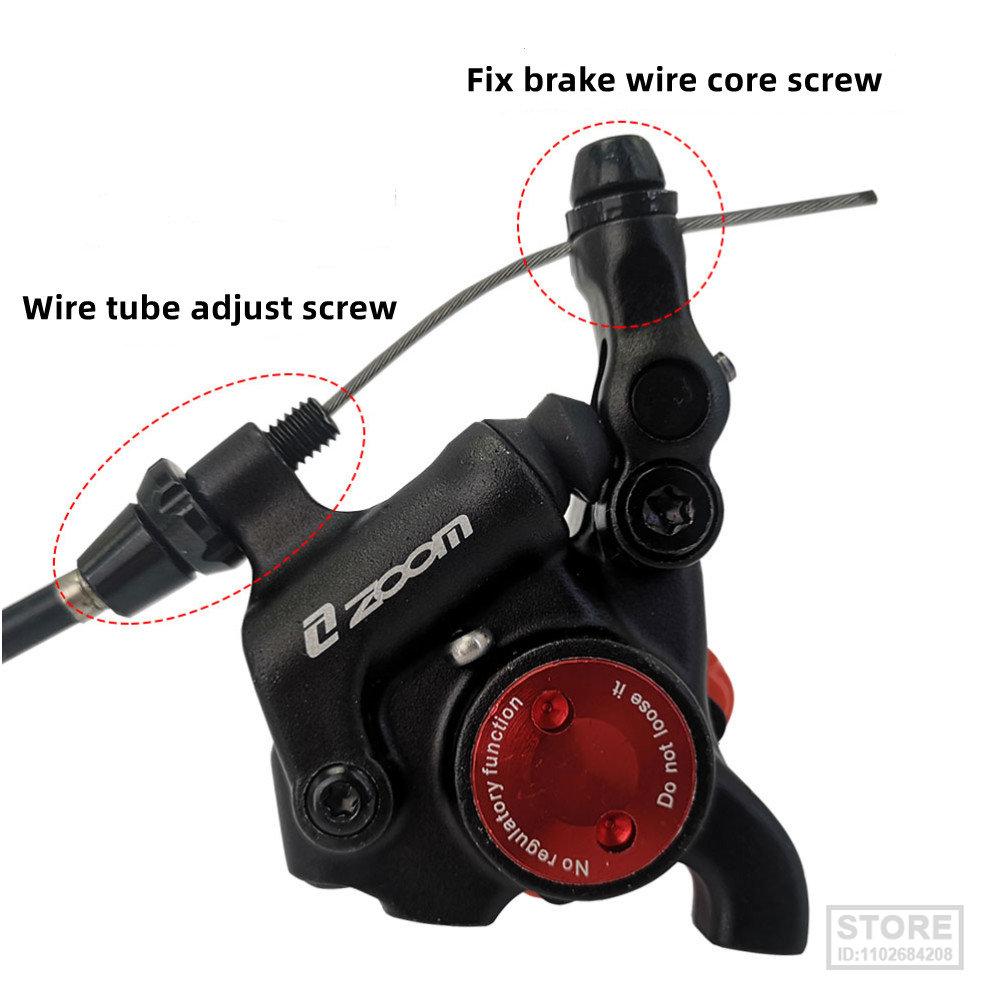ZOOM New Road Bike Disc Brake Calipers Front Rear Hydraulic Brake Disc HB105 Line Pull Brake Oil 140/160mm Rotor Bicycl Brak Set