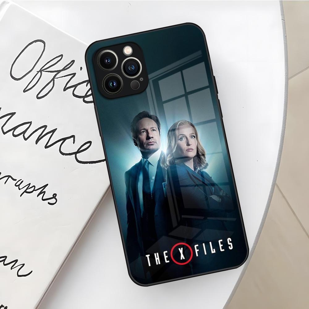 Чехол для телефона X-Files Я хочу верить для iPhone 17 16 Air 15 14 12 11 13 Pro Max Mini X Xr Xs Se Puls стеклянная крышка