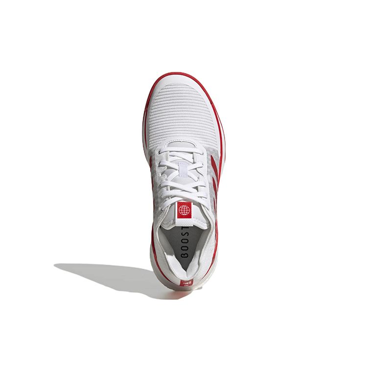 adidas Crazyflight белые ярко-красные женские кроссовки Cloud-White GY9269