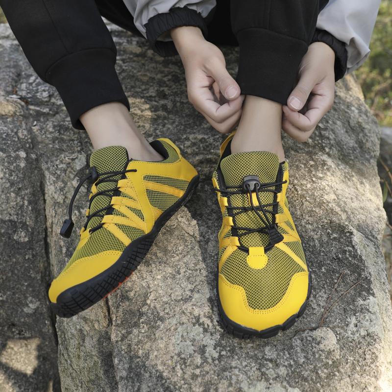 Походные кроссовки Босоногие спортивные туфли Обувь для кемпинга и треккинга Нескользящая эластичная подошва Дышащая сетка Обувь для фитнес-тренировок
