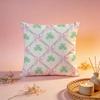 Lucky Clover Leaf Print Cushion Cover Comfortable Durable Pillow Cover MultiScene for Home Office Car Sofa