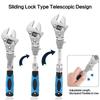 Flexible Telescopic Shaking Head Wrench with Rotating Head Torque Wrench  Household Maintenance