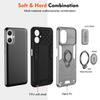 For Samsung Galaxy A06 5G Case Slide Camshield Kickstand PC+TPU Phone Cover