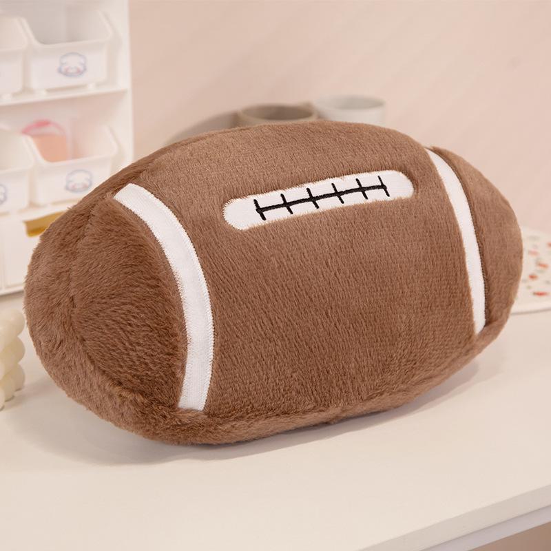 Creative Sports Plush Pillow - Football, Basketball, Rugby, Tennis, Baseball Doll for Kids