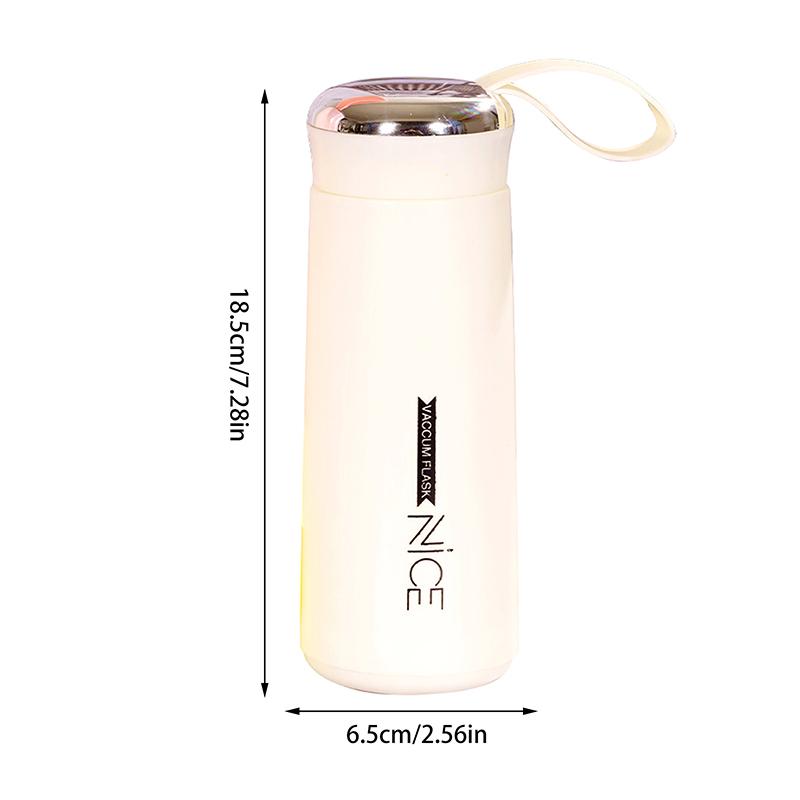 Портативная дорожная термокружка с двойным стеклом, автомобильная крышка, термос для кофе, кружка для холодных напитков, термокружка