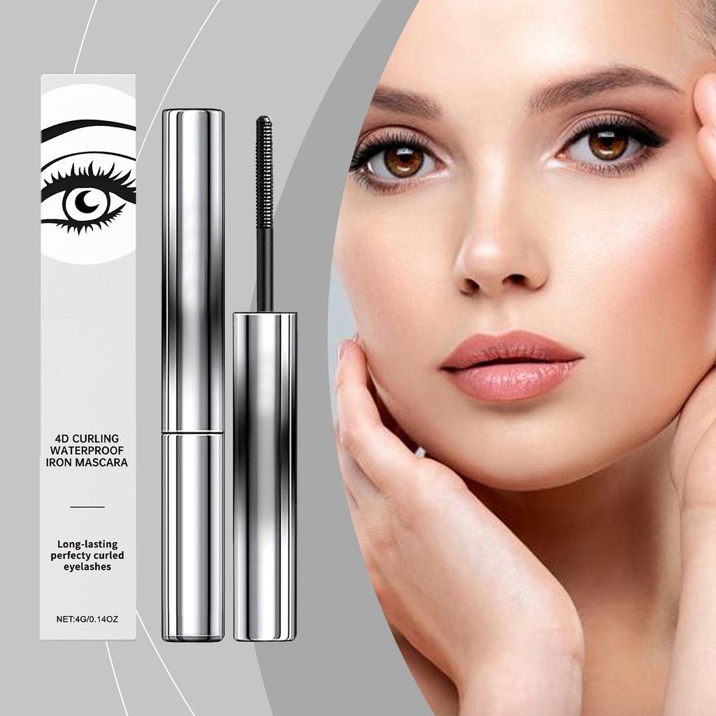 Makeup Neutral Mascara Thick And Long Curling 4D Waterproof Liquid Fiber