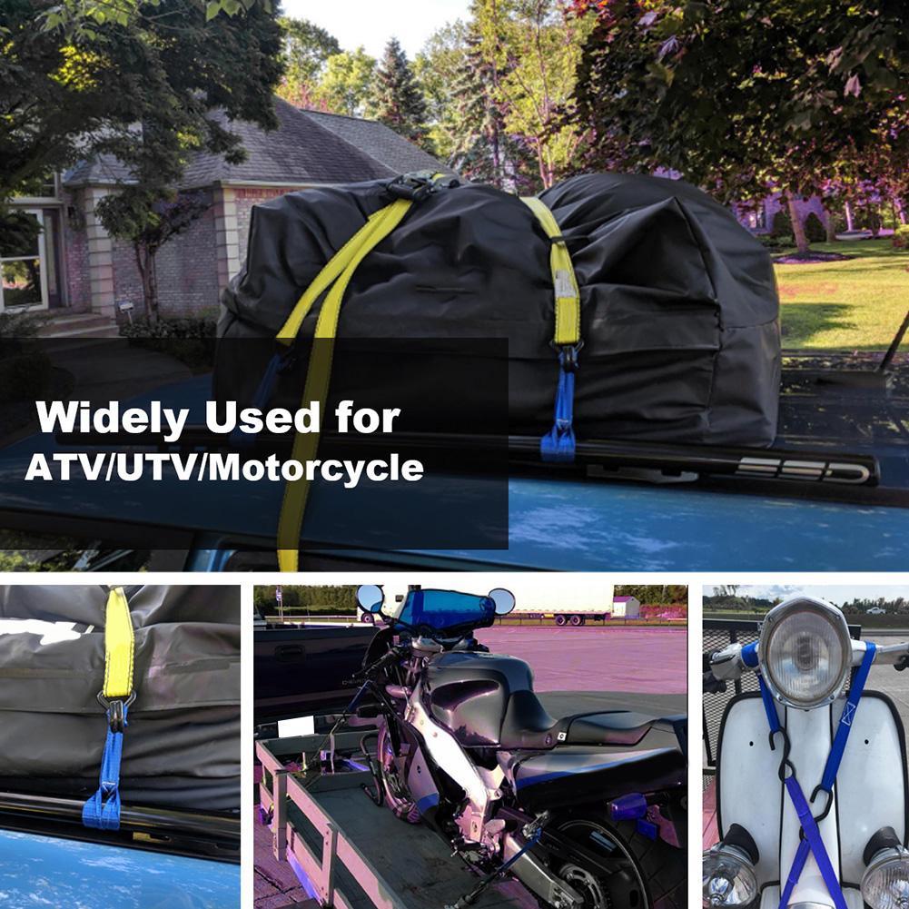 8 шт. в упаковке 13x1 дюйм с мягкой петлей для крепления ремня для крепления мотоцикла ATV