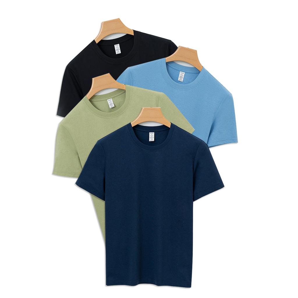 Спортивная футболка мужская с короткими рукавами, повседневная, с круглым вырезом, для активного отдыха, быстросохнущая, не требующая глажки и создающая ощущение прохлады, мужская футболка