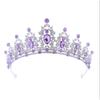 Невеста Корона Головной убор День рождения Свадебная повязка на голову Ювелирные изделия Королева Свадебный сплав Головной убор Аксессуар для волос Корона