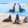 Adorable Resin Sea Lion Figurines Ocean Beach Diy Decoration Cute Miniature Desktop Ornaments