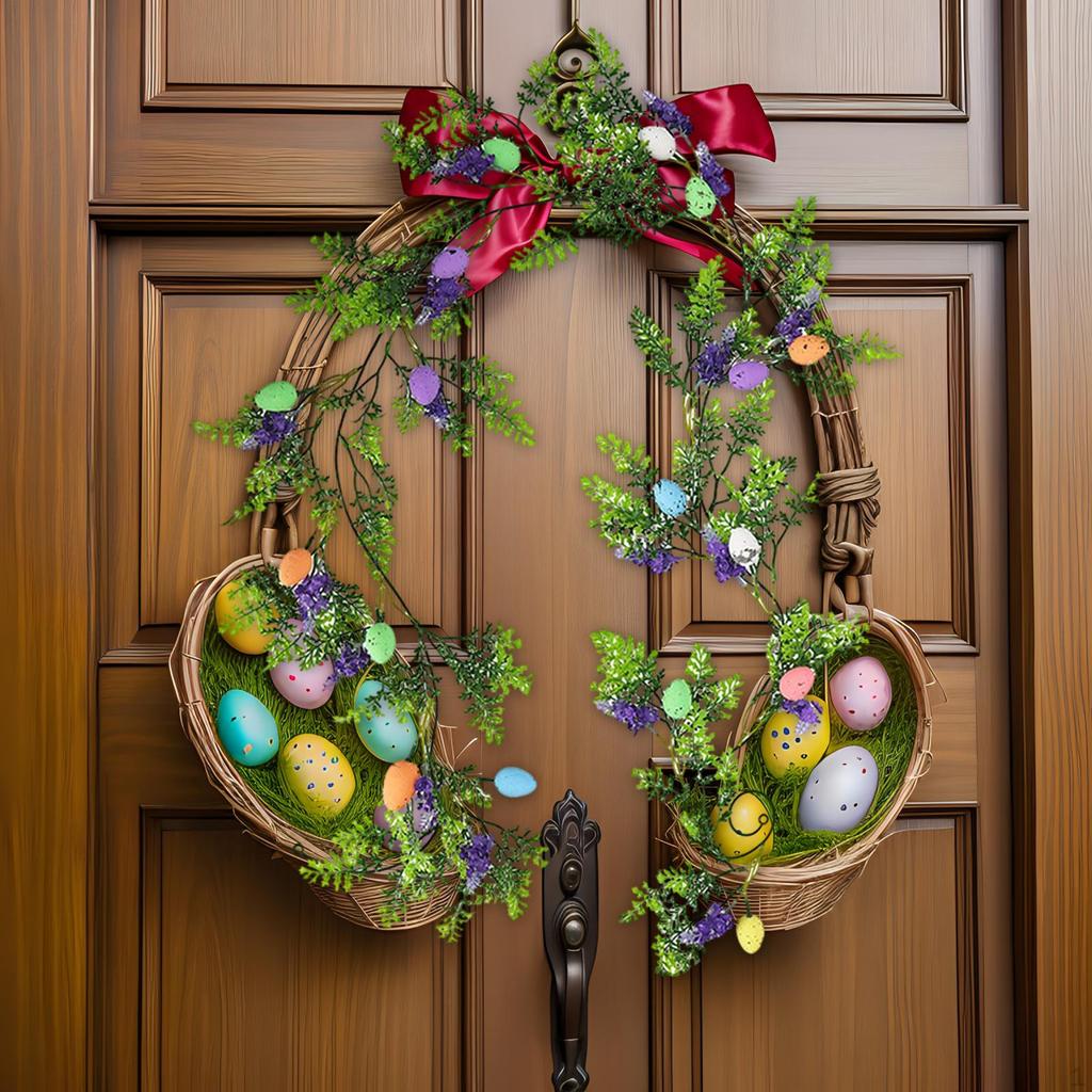 Гирлянда из пасхальных яиц для весеннего декора дома