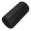 Ролик для растяжки для миофасциального релиза, йоги, тренировки мышц, массажа, портативный, текстурированный (черный)