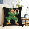 Fighting Angry Irish Leprechaun St. Patrick's Day Throw Pillow Cover Cushions for Sofa Saint Paddys Shamrock Funny Cushion Cover