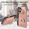Premium Horizontal Flip Phone Case with RFID Blocking for iPhone 16 Pro Max 16e 15 14 Plus 13 Pro 12 11 XS 360° Rotatable Ring Kickstand Wallet Case