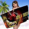 G-Guns N R-Roses Рок Аниме Пляжное Полотенце для Купания Мягкое Впитывающее Салфетка Детские Подарки для Детей Путешествия Кемпинг Спортзал