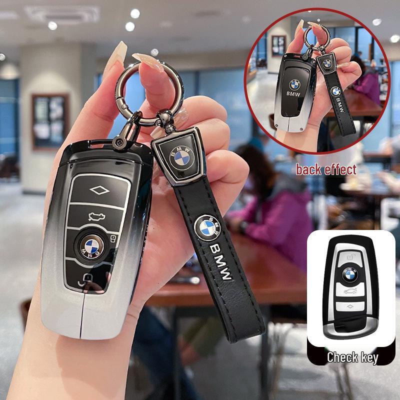 Совместимый корпус ключа для моделей BMW 1, 3, 5, 7 серий, X1, X2, X3, X5, iX3 и i3, плюс металлические пряжки 530 и 325Li.