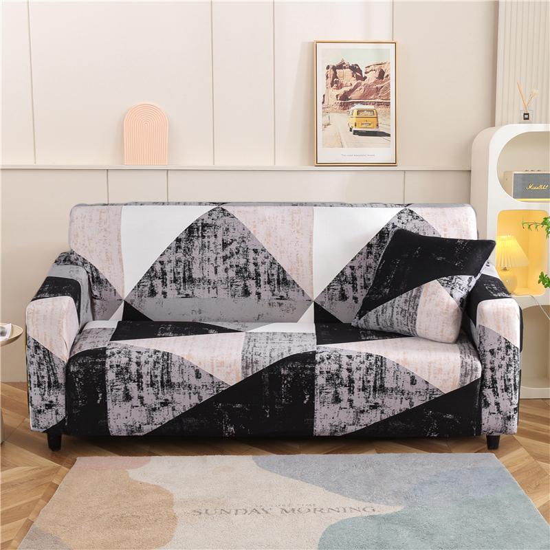 S-emiga чехлы для диванов с цветочным принтом для гостиной эластичный чехол для секционных угловых диванов 1/2/3/4-местный