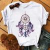 Fashion Dream Catcher T Shirt Women Unisex Harajuku Graphic Print T Shirt Fashion Crew Neck Short Sleeve  Plus Size T Shirt Unisex