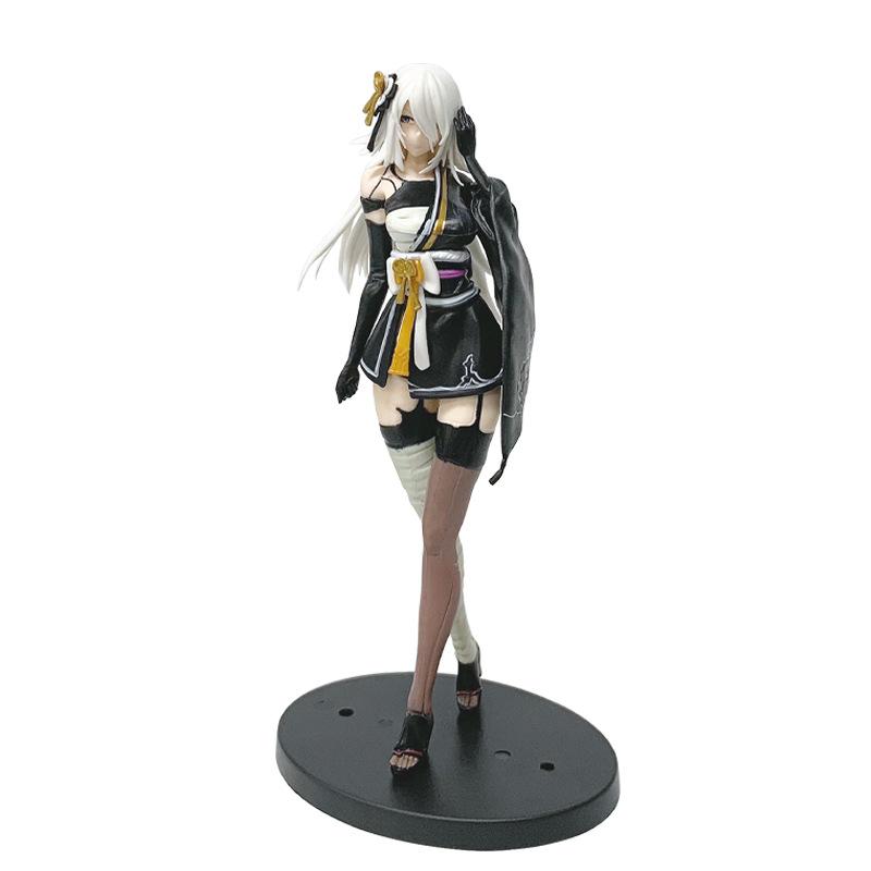 Отрицать:Автомата Ципао YoRHa Тип A №2 Фигурка Настольная Сексуальная Девушка 2B Ципао Маска GK Статуэтка Модель из ПВХ Коллекционная Игрушка
