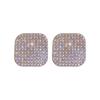 Elegant Geometric Oval Diamond Silver Earrings - Luxury European & American Fashion for Women
