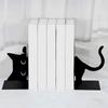 Whimsical Cat Design Book Holders Cartoon Cat Bookends Cute Metal Bookends  Office