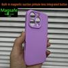 Magnetic Suction Liquid Silicone Case for iPhone 17 Pro Max - Full Coverage, Fine Hole Design