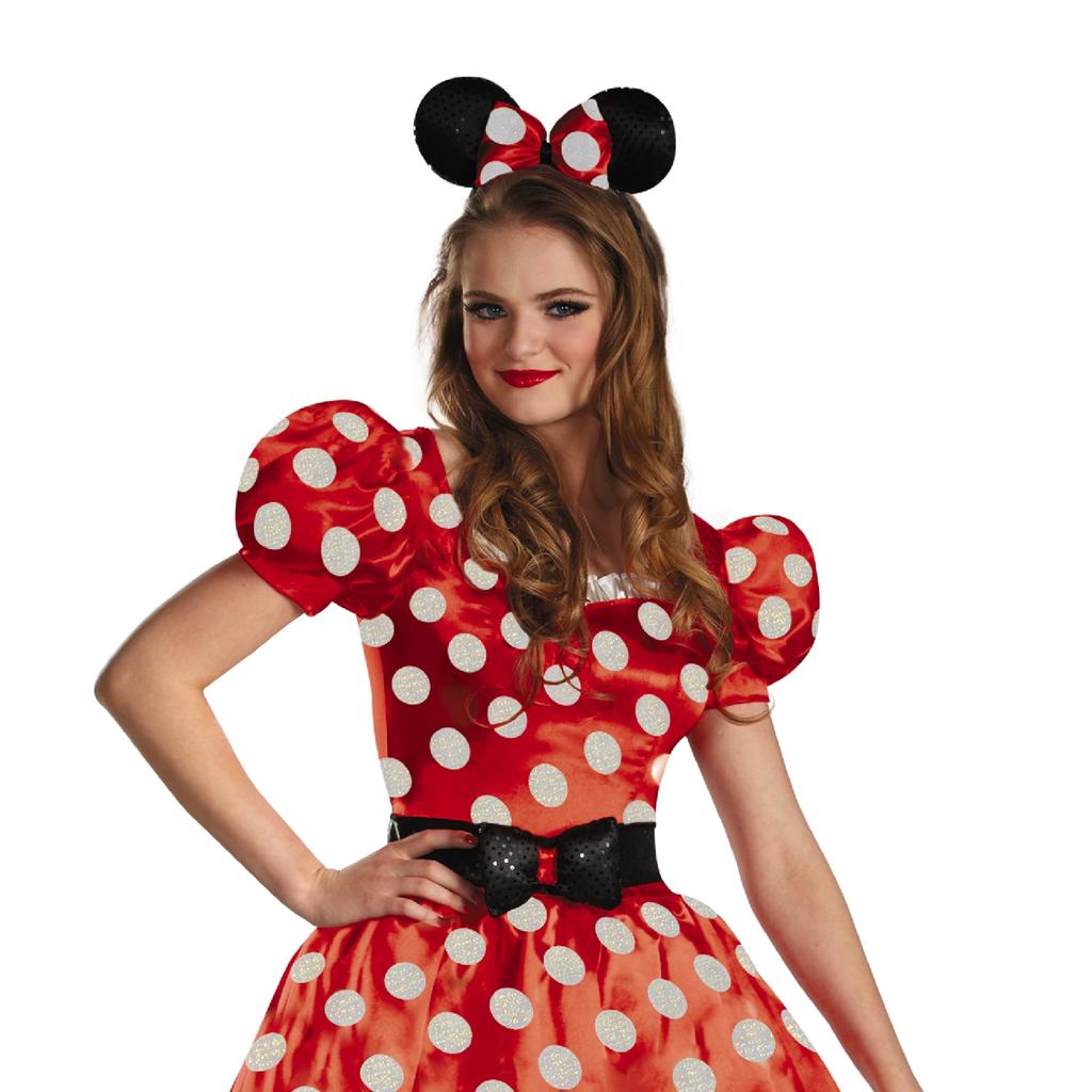 Disguise Disney Halloween Cosplay Official Minnie Mouse Classic Women's Small Red 58791N