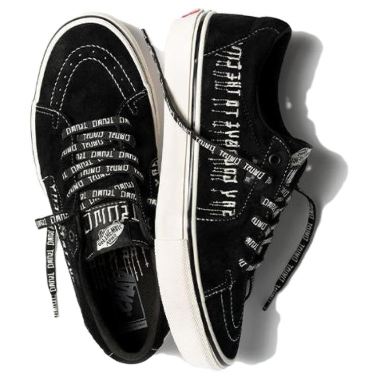 Vans Civilist x Skate Sk8-Low Back To The Roots — черные кроссовки унисекс Snow VN0A5FCF6EA