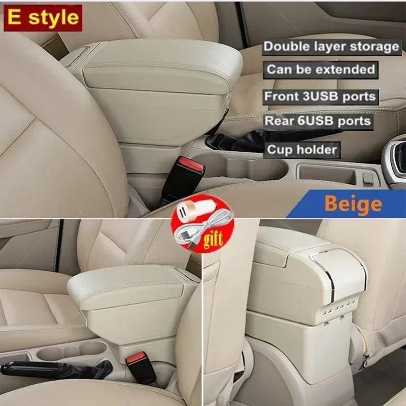 НОВЫЙ Для Seat León 2 Подлокотник-бокс Для Seat Leon 2 Автомобильный подлокотник Центральный ящик для хранения Детали для дооснащения с USB Внутренние аксессуары для автомобиля