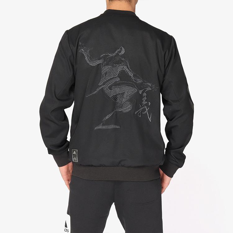 Adidas Повседневная спортивная куртка Мужская верхняя одежда Черный CG0880