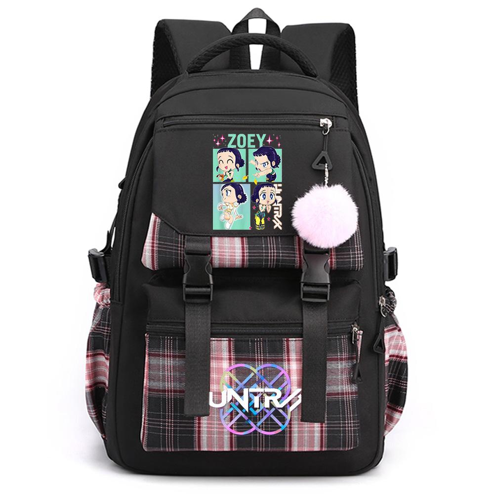 Anime Cartoon K-Pop Printed Large Capacity Backpack for Teenger Student Girl Boy Schoolbag Bookbag Kid Gift Women Waterproof Travel Bag Mochila