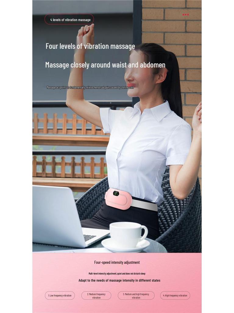 Согревающий бандаж для поддержки матки: Вибромассаж и теплотерапия для живота и спины