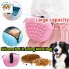 Silicone Pet Training Waist Bag, Outdoor Portable Dog Food Snack Pouch Waterproof Feeding Storage Bag For Dog Walking Training