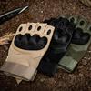Унисекс Спорт на открытом воздухе Военные полудышащие противоскользящие тактические перчатки для пальцев