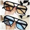 2 PC New Fashion Korean  Sunglasses Personality Hollow Out Trend Men and Women Sunglasses Net Red with Sunglasses