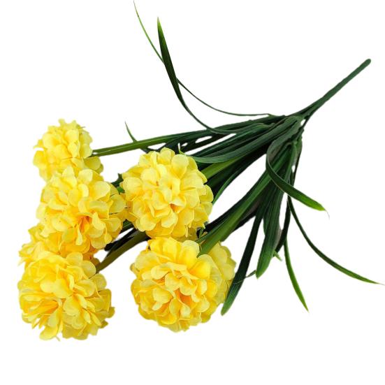 1 ветка искусственный цветок без полива, 7 головок, элегантный искусственный цветок гортензии для дома и улицы, декор для вечеринки