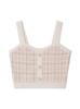 Клетчатый бюстье PWNT245128 Свободный размер Женский Розовый,