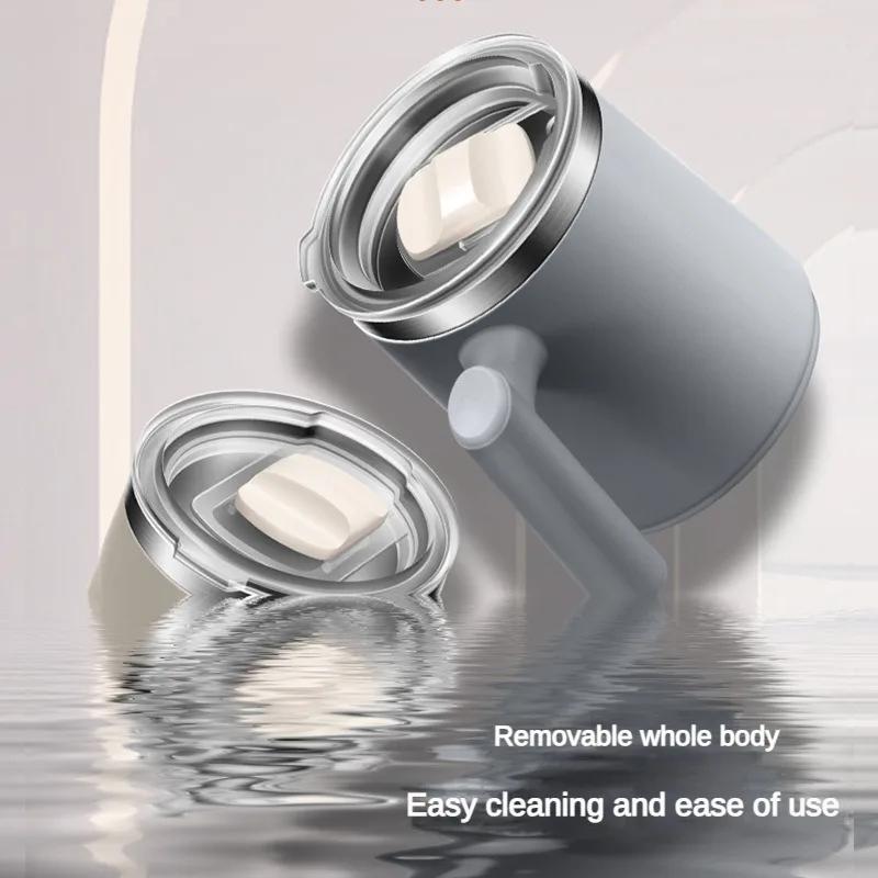 Двухслойная антиожоговая кофейная кружка из нержавеющей стали 304 с ручкой и крышкой, переносные герметичные чашки и кружки