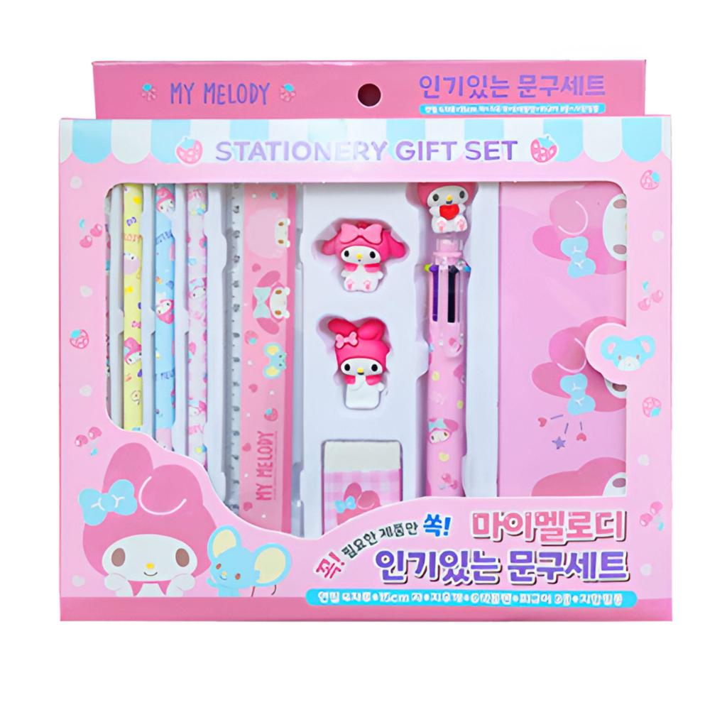 Популярный набор канцелярских принадлежностей с персонажами Sanrio (Моя мелодия)