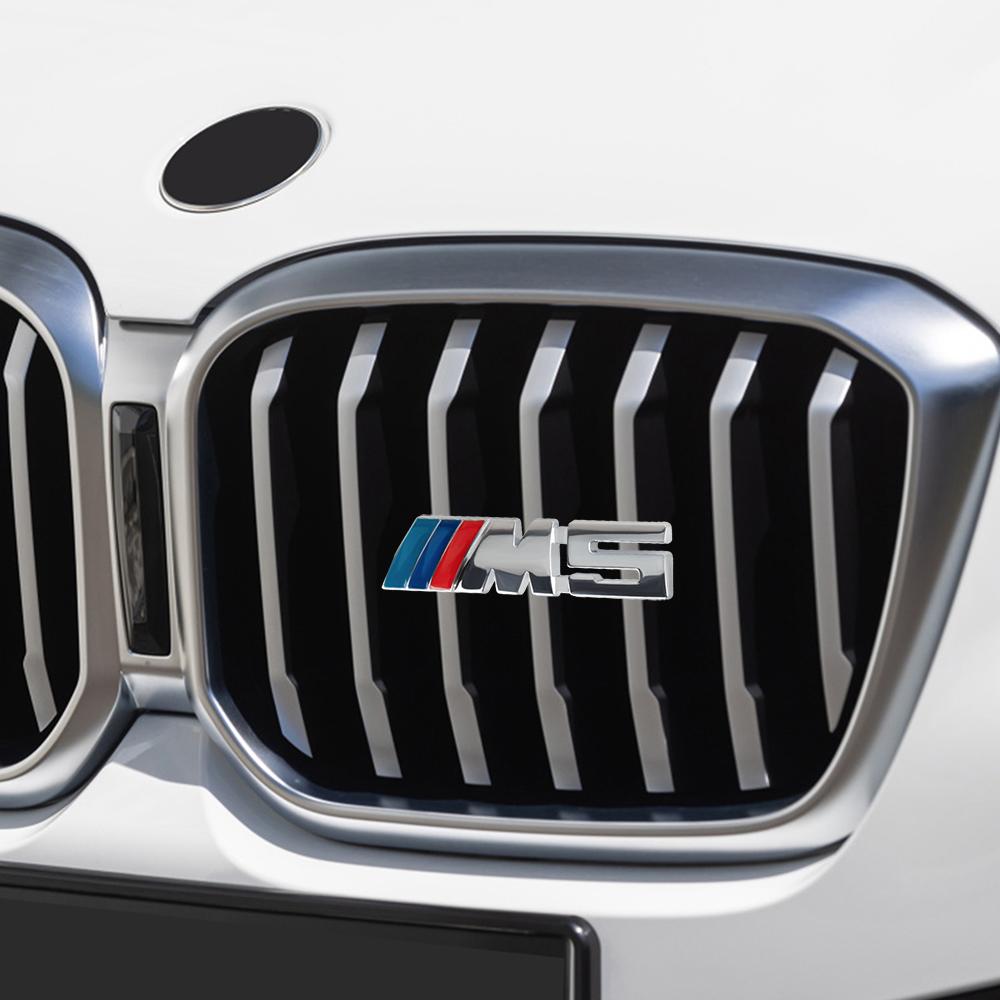 3D Car M Letter Front Grille Badge Emblem Sticker For Bmw Performance E90 E46 E60 F30 F10 E39 F20 E87 E36 G20 G30 X5 E30 F31 F11