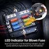 6/12 Way Car Boat Fuses Box Block Holder 12V 36V Auto Marine Waterproof Power Distribution Panel Board