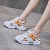 Мода 2024 года, повседневная спортивная женская обувь Four Seasons, толстая подошва, старые туфли, студенческие туфли, дышащие и удобные, трендовые кроссовки