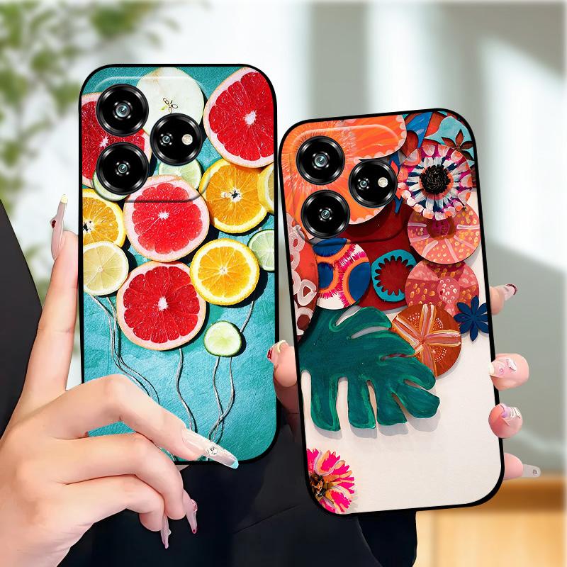 For ZTE Blade V60 4G Case Axon 60 Z2356 Shockproof Silicone TPU Phone Cover For Nubia V60 4G Coque V 60 Soft Protective Fundas