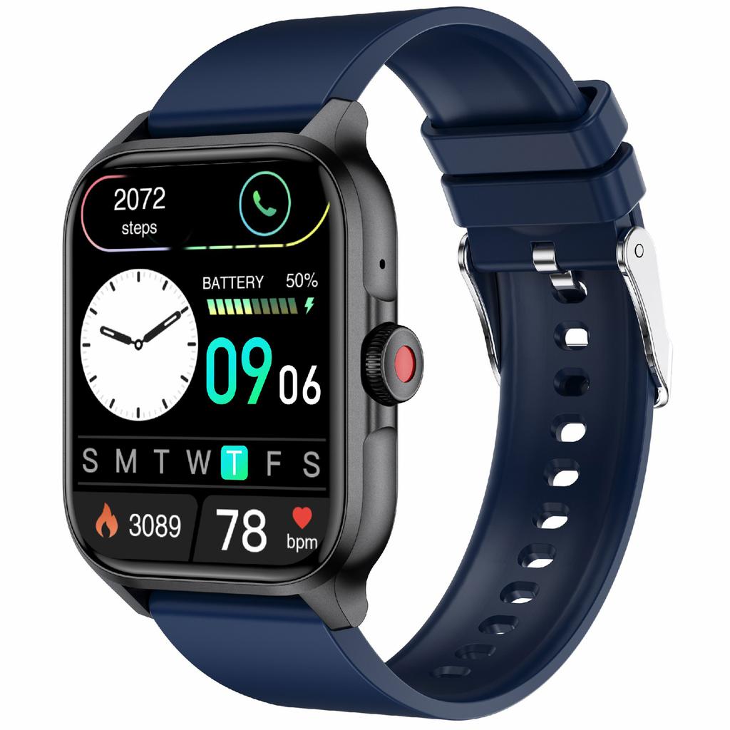 QX15 Чип Realtek 1,85-дюймовый TFT-экран Монитор кислорода в крови Совместимые с Bluetooth Смарт-часы