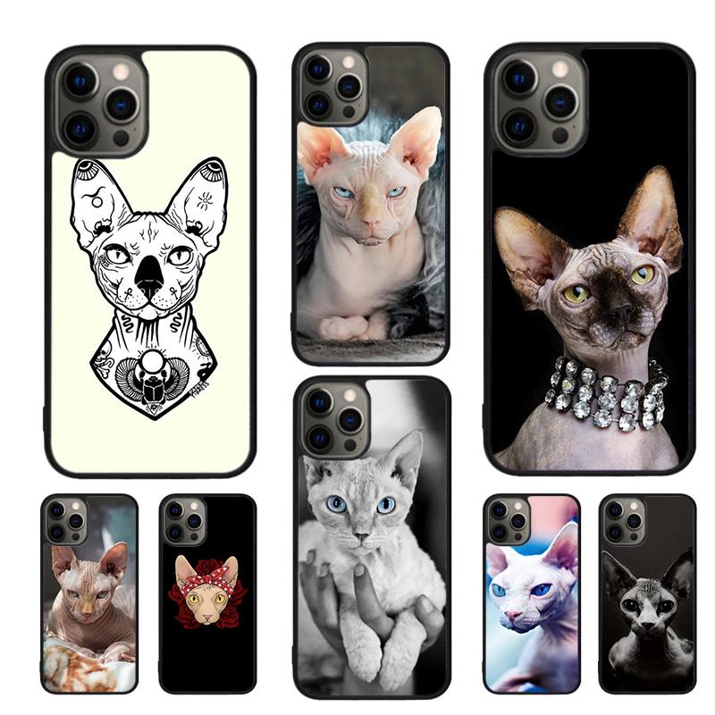 sphynx cat Unique Phone Case For iPhone 17 Air 16 15 14 11 12 13 Pro MAX Plus coque Cover Shell
