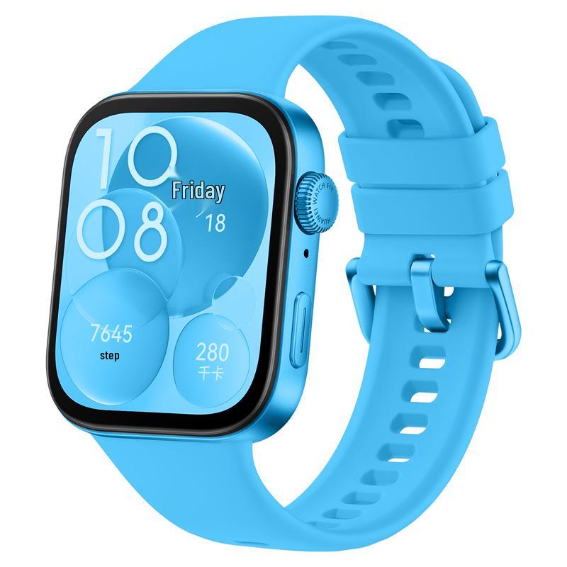 Совместим с часами Huawei Fit4, ремешок из микротекстурированного силикона, по стилю аналогичен оригинальному ремешку HUAWEI FIT3.