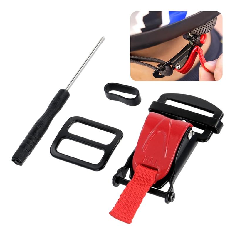 Helmet Quick Release Buckle Replacement Kit, Ratcheted Helmets For Chin Strap Up To 1Inch, Motorcycle Helmets-M53K