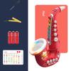 Finger Exercises Fine Workmanship Useful with Lights Educational Kids Musical Instruments Toy Trumpet