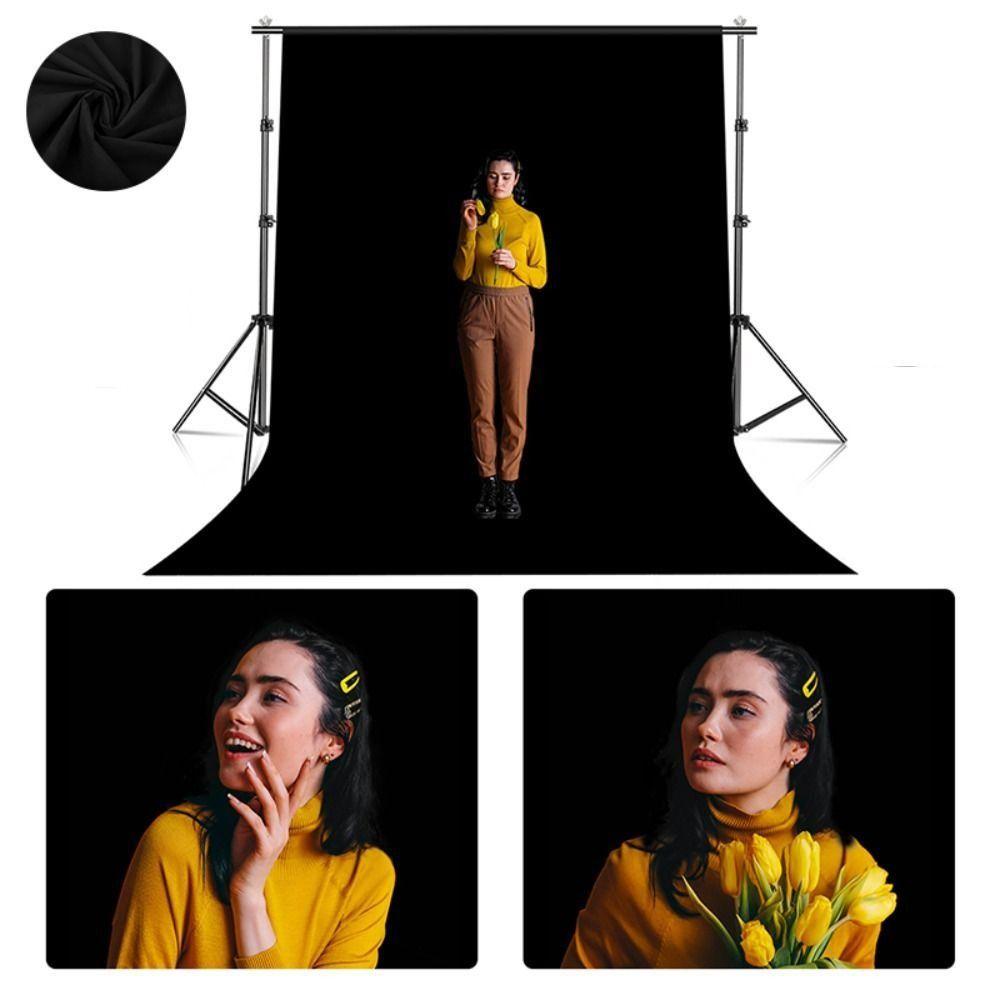 Поглощающий свет реквизит для фотосъемки Черный экранный фон Ткань Портретные фоны Занавески для фона